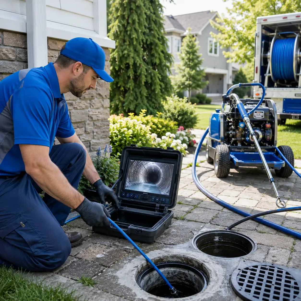 Outdoor drain cleaning professionals serving Pittsford, NY
